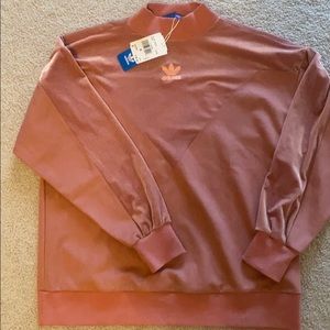 NWT Adidas velvet accented sweatshirt